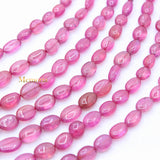 Certified 7 Line Natural Ruby Oval Cabochon Spiritual Healing Gemstone Beads Strand 925 Silver Necklace