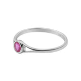 Natural Ruby Gemstone 925 Sterling Silver Rings
