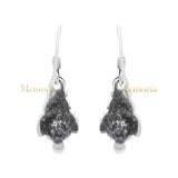 Natural Round Amethyst Gemstone 925 Sterling Silver Drop Earring