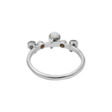 925 Sterling Silver Real Diamond Silver Ring