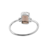 Smokey Quartz Gemstone 925 Sterling Silver Ring For Spiritual Healing