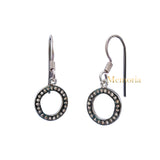 Diamond 925 Sterling Silver Designer Drop Earring