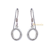 Diamond 925 Sterling Silver Designer Drop Earring