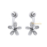 Natural Cubic Zircon 925 Sterling Silver Designer Drop Earring