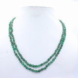 Natural Emerald Gemstone Beads Necklace