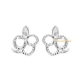 Cubic Zircon 925 Sterling Silver Snake Design Earring For Women