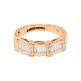 Diamond 18k White Gold Anniversary Band Ring