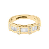 Diamond 18k White Gold Anniversary Band Ring