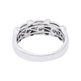 Diamond 18k White Gold Anniversary Band Ring