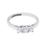 18k White Gold Diamond Designer Ring