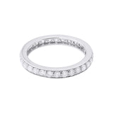 14K White Gold Diamond Band Ring