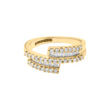 18K White Gold Diamond Band Ring