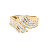 18K White Gold Diamond Band Ring