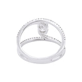 Diamond 18k White Gold Ring