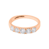 Natural Diamond 18k White Gold Ring