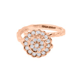 Natural Diamond 18k White Gold Ring