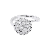 Natural Diamond 18k White Gold Ring
