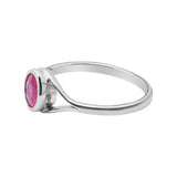 Natural Ruby Gemstone 925 Sterling Silver Healing Ring