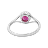 Natural Ruby Gemstone 925 Sterling Silver Healing Ring