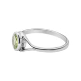 Natural Peridot Gemstone 925 Sterling Silver Healing Ring