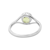 Natural Peridot Gemstone 925 Sterling Silver Healing Ring