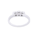 Buy Round Diamond 18k White Gold Ring For Womens