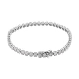 Designer Real Diamond 18K White Gold Bracelet