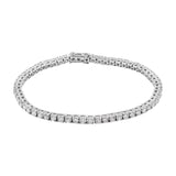 Designer Diamond 18k White Gold Bracelet