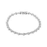Real Diamond 18k White Gold Bracelet White Gold Jewelry