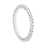 Precious Diamond 18k White Gold Plain Band Ring