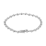 Real Diamond 18k White Gold Bracelet White Gold Jewelry