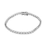 Designer Real Diamond 18K White Gold Bracelet