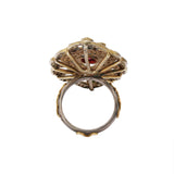 Designer 925 Sterling Silver Ruby, Emerald & Diamond Ring