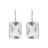 Natural White Crystal 14k Gold Beautiful Drop Earring