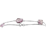925 Sterling Silver Natural Amethyst Gemstone Necklace
