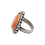 Designer Multi Gemstone and Carnelian 925 Sterling Silver Ring
