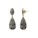 Buy Natural Diamond 925 Sterling Silver Precious Drop Earring
