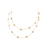 925 Sterling Silver Natural Citrine Gemstone Designer Necklace