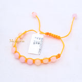 Natural Rose Quartz Gemstone Thread Bracelet