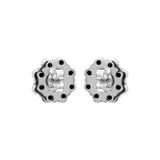 Natural Turquoise Gemstone 925 Sterling Silver Gold Plated Designer Stud