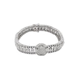 Real Diamond 18K White Gold Designer Bracelet