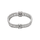 Real Diamond 18K White Gold Designer Bracelet