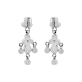 Natural Blue Gemstone 925 Silver Gold Plated Earring