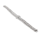 Real Diamond 18K White Gold Designer Bracelet