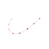 Natural Ruby Gemstone 925 Sterling Silver Necklace