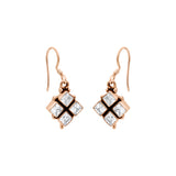 Cubic Zircon Handmade 925 Sterling Silver Drop Earring