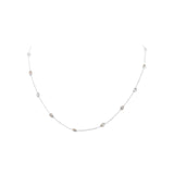 925 Sterling Silver Moonstone Gemstone Gold Plated Necklace