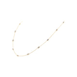 925 Sterling Silver Moonstone Gemstone Gold Plated Necklace