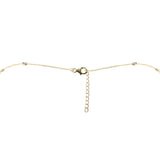 925 Sterling Silver Moonstone Gemstone Gold Plated Necklace