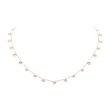 Natural Blue Topaz Gemstone 925 Sterling Silver Necklace